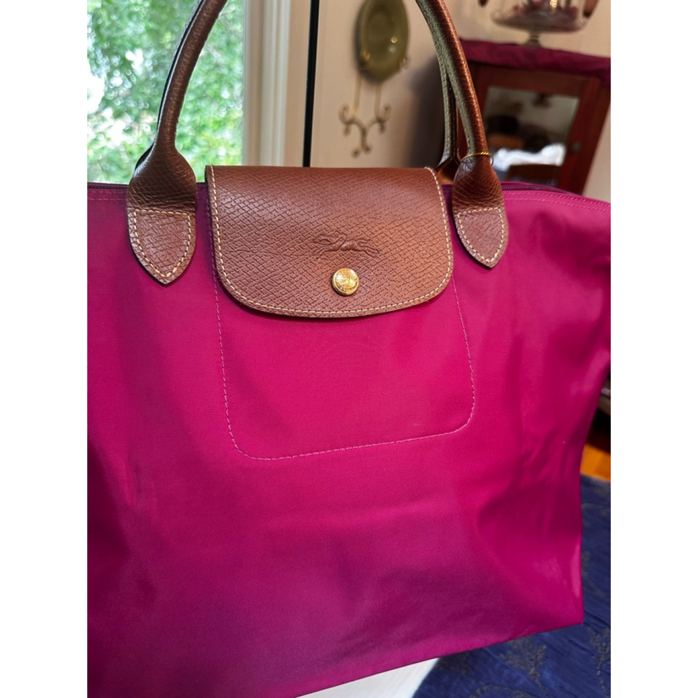 Longchamp Pink Nylon Tote Bag - Picture 3 of 13